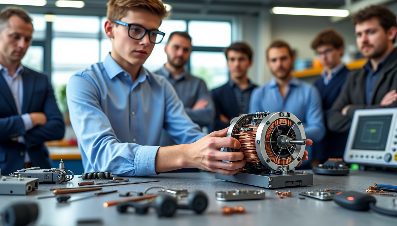 à 17 ans, un lycéen conçoit un moteur électrique sans terres rares, une innovation prometteuse qui attire déjà l’attention de l’industrie.